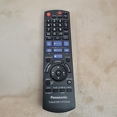 #ad Panasonic Home Theater System Remote Control N2QAYB000359 Black Genuine Original $9.97