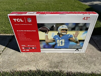 #ad FREE SHIPPING TCL 43quot; Class 4K Ultra HD Resolution TV 43S450G New $208.00