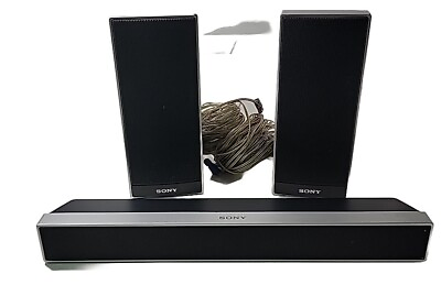 #ad Sony SS TS72 And SS CT72 Surround Sound Home Theater Speaker System TV $27.99