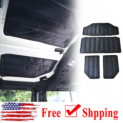 #ad #ad Car Top Sound Heat Mat Insulation Cover Accessories For Jeep Wrangler JK 2012 18 $104.99