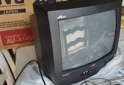 #ad Jvc Tv television Color Video 14quot; Monitor Retro Gaming Works $144.00
