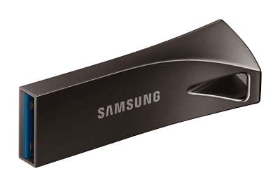 #ad SAMSUNG BAR Plus 256GB 400MB s USB 3.1 Flash Drive Titan Gray MUF 256BE4 AM $36.99