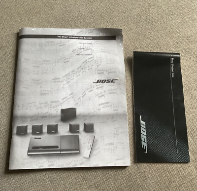 #ad Bose LifeStyle 800 System Owners Manual Use Guide Instructions $5.99
