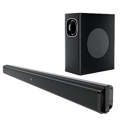 #ad Sound Bar With Dolby 2.1 Ch Tv Soundbar With Subwoofer Works With 4Kamp;Hd Tvs $222.20