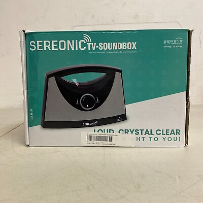 #ad Serene Innovations Sereonic Portable Wireless TV Soundbox BT 200 $39.99