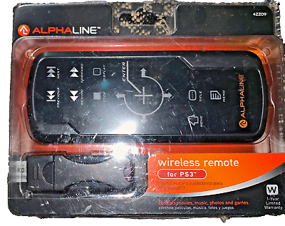 #ad PS3 ALPHALINE WIRELESS REMOTE FOR PS3 42209 Playstation 3 $5.88