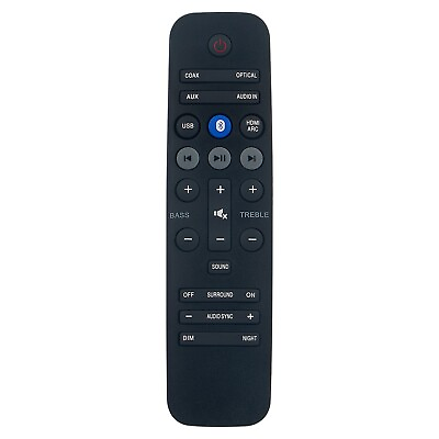 #ad 996580002887 Replace Remote Control Fit for Philips Soundbar Speaker HTL2161B $12.99