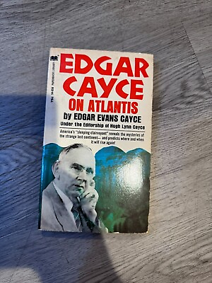 #ad Edgar Cayce On Atlantis Edgar Evans Cayce Paperback 1969 $10.00