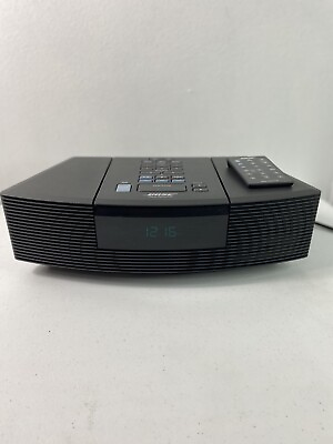 #ad Bose Wave Radio CD Alarm Clock Remote Music Audio System AWRC 1G AM FM W REMOTE $189.95