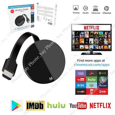 #ad HDMI TV WiFi Video Cast Wireless Media Video Streamer Dongle 1080P HD Receiver $20.99