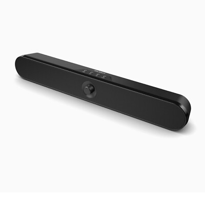 #ad portable Bluetooth pc sound bar powerful stereo sound with 8 hours $64.00