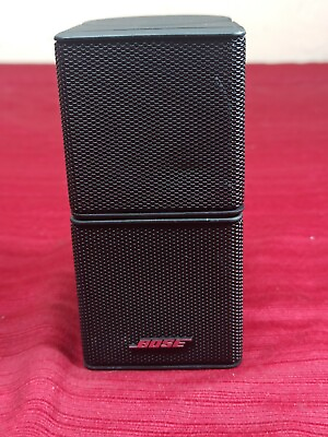 #ad 1X Bose Jewel Double Cube Speaker Black Lifestyle Acoustimass TESTED $29.99