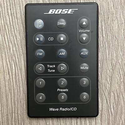 #ad Bose Wave Radio Radio CD Replacement Remote AWRC 1G Black $11.95