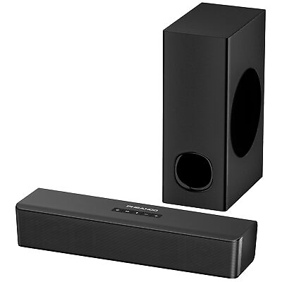 #ad 2.1 Compact Sound Bars For Tv With Subwoofer Hdmi Arc Bluetooth 5.0 Optical A $128.78