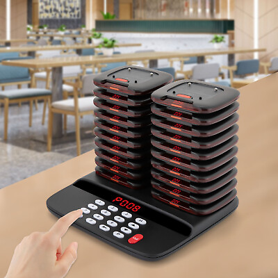 #ad Restaurant Pagers 20 Pagers Guest Paging System Wireless for Restaurants Queuing $265.05