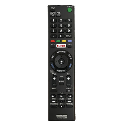 #ad New RMT TX100B For Sony LED Netflix TV Remote Control XBR 49X830C XBR 55X855C AU $14.23