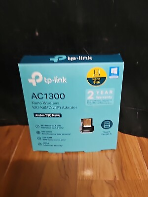 #ad TP Link Archer T3U Nano IEEE 802.11 a b g n ac Dual Band Wi Fi Adapter $25.00