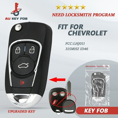#ad Upgraded Flip Remote for Chevrolet Tahoe 2003 2006GMC Keyless Entry Key Fob 4B $20.11