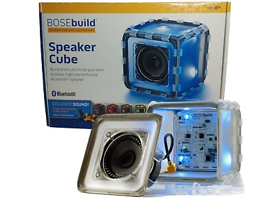 #ad BOSE BOSEbuild Speaker Cube Build it yourself Bluetooth Speaker $85.00