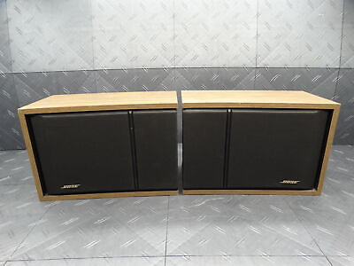 #ad Bose 201 Series III Direct Reflect Stereo Speakers Wood Grain Right and Left $125.99