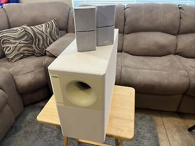 #ad #ad Bose Acoustimass 5 Series 2 Speaker System Cube Set Surround Sound White. $70.00