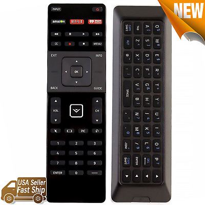 #ad New for Vizio Smart TV Remote Control XRT500 with Qwerty Keyboard Backlight LED $10.59