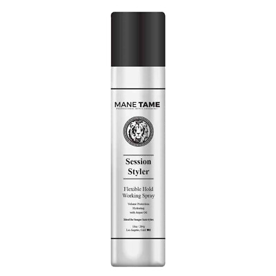 #ad Mane Tame Session Styler Hair Spray 10oz Best used as a volume booster $24.95