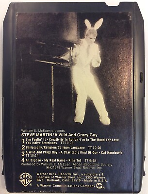 #ad A Wild And Crazy Guy Steve Martin 8 Track Tape 1978 ElectronicsRecycledCom $19.99