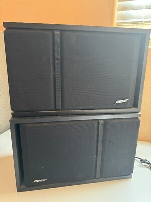 #ad BOSE 301 Series III Left amp; Right Direct Reflecting Speakers Black $222.50