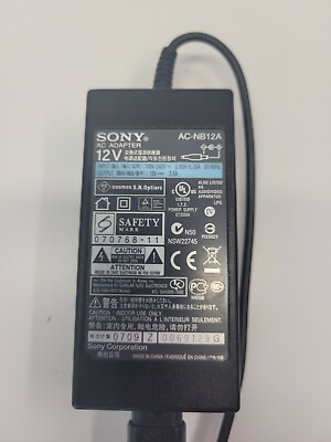#ad Genuine Original Sony 12V 2.5A 30W AC NB12A Power Supply Adapter W Power Cord C $25.00