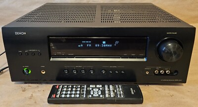 #ad Denon AVR 1312 5.1 Ch HDMI Home Theater Surround Sound Receiver Remote Bundle $139.99